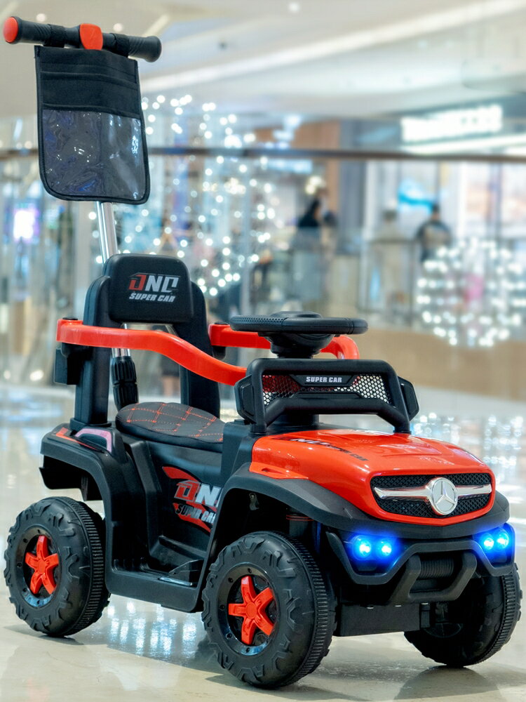 兒童電動車奔馳1-4歲男女童車玩具車四輪可坐人遙控車充電沙灘車
