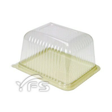 B5001起酥蛋糕盒(小)(底PS/蓋PS) (乳酪/起司/提拉米蘇/起酥蛋糕/切片蛋糕盒)【裕發興包裝】JF0032