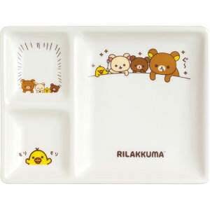 asdfkitty*日本san-x拉拉熊等待中3格陶瓷餐盤/分格盤-日本正版商品