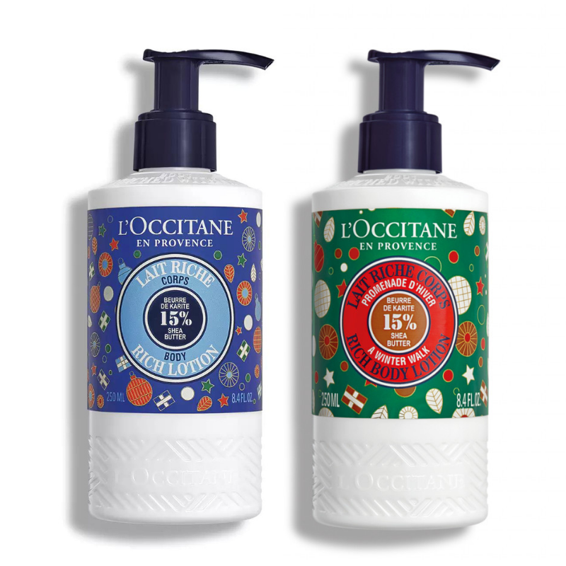 L'OCCITANE 歐舒丹 聖誕限定 身體乳液 250ml 乳油木 冬季漫步 保濕 附發票 【心心哈德】現貨 全館499超取免運｜全場下殺★滿額再享折扣