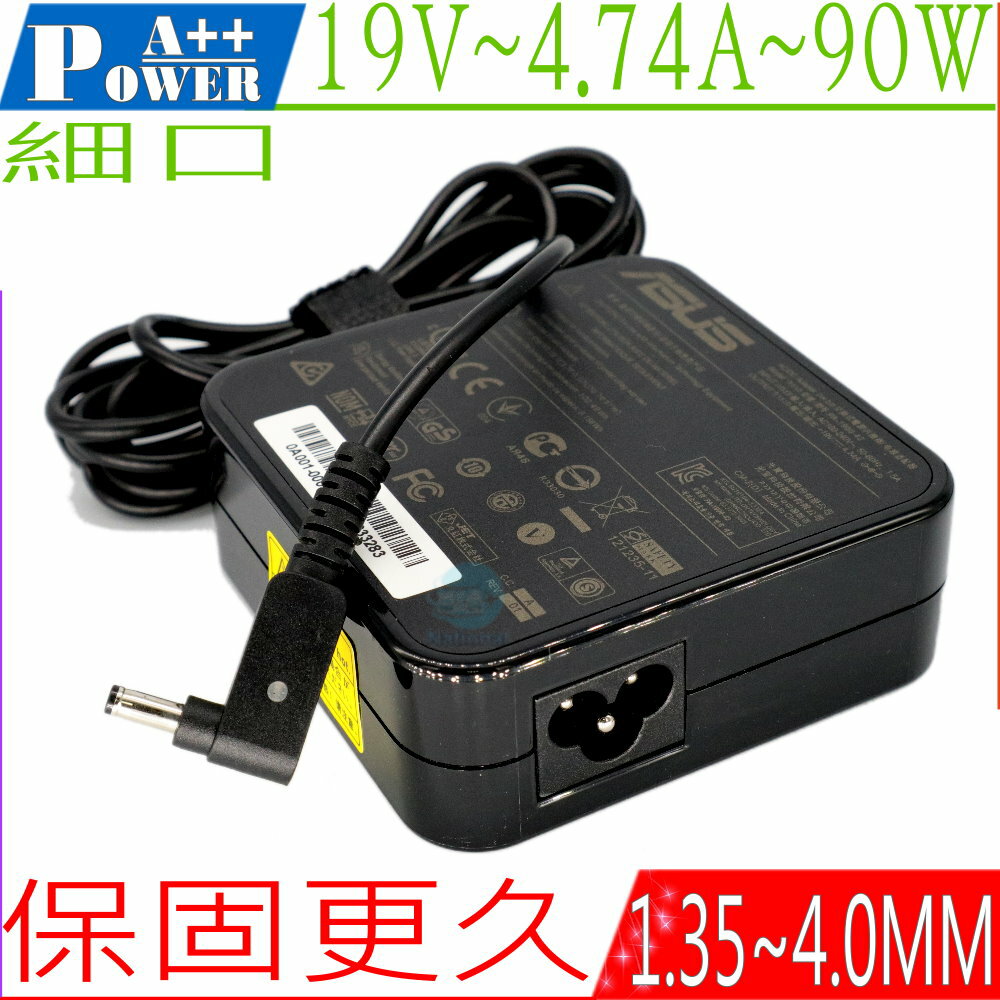 ASUS 19V 4.74A 90W 充電器(細口)-華碩 A432,A531,A532,S15,S432,S531,S532,A532FL,A432FL,ADP-90YD