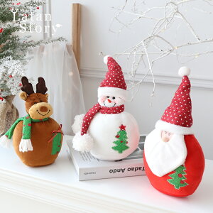 北歐風圣誕節公仔圣誕樹雪人老人麋鹿玩偶禮物圣誕擺件圣誕裝飾品