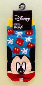【震撼精品百貨】Micky Mouse 米奇/米妮 襪子 米奇大臉 藍色#16562 震撼日式精品百貨