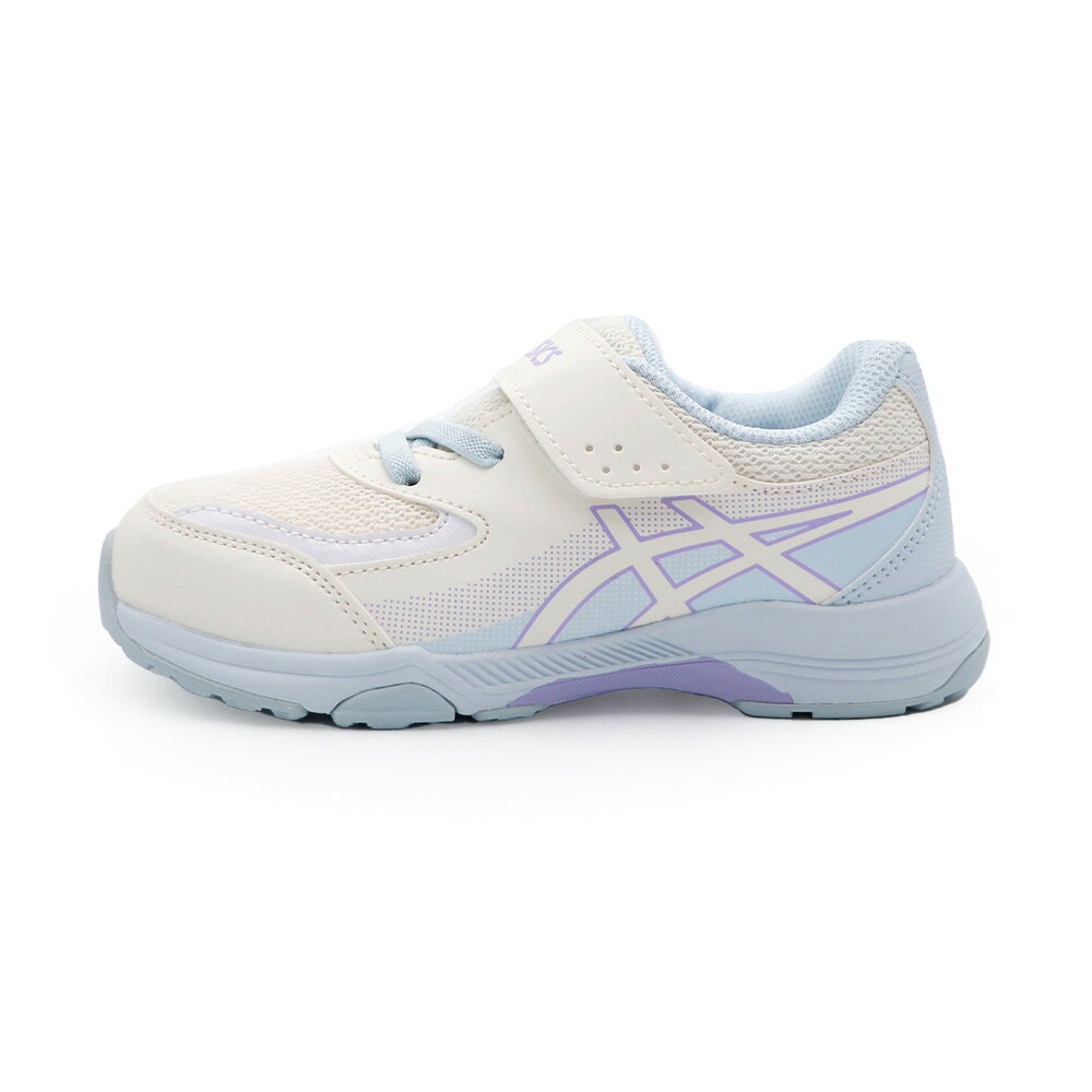 ASICS LAZERBEAM KG-MG 魔鬼氈 慢跑鞋 中童鞋 白藍 S1638 (1154A213-100)
