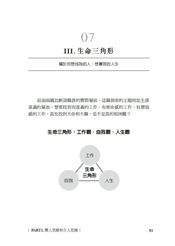 主人思維：自我覺醒世代必讀，用職涯心理學打造以你為中心的未來藍圖 /陳韋丞 7