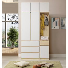 北歐白楓木115cm高被櫥衣櫃