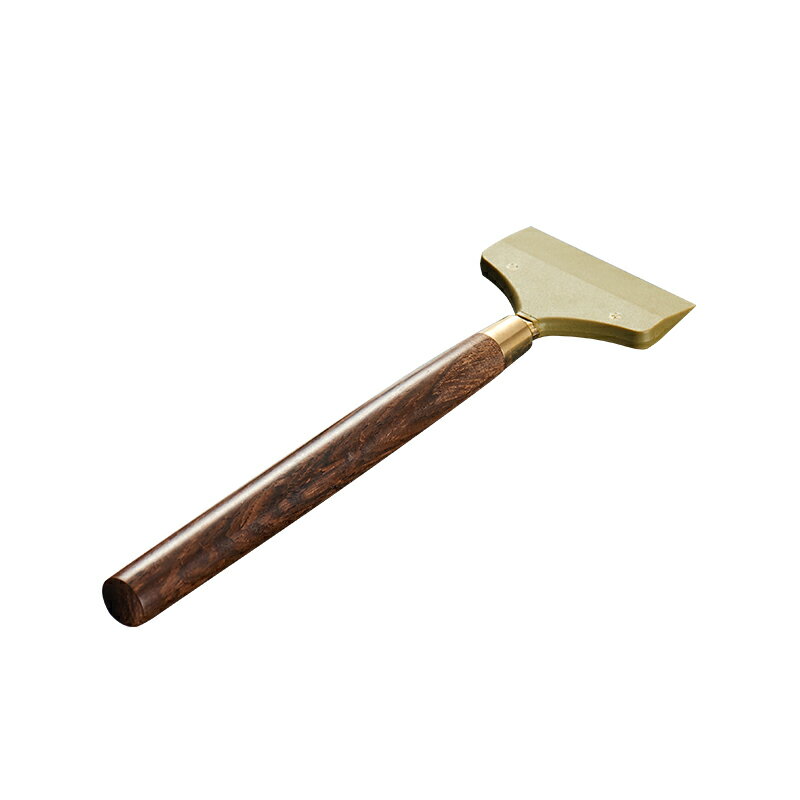 茶盤刮水器黑檀木手柄茶刮 積水清理刮片橡膠 茶具配件零配茶掃 4