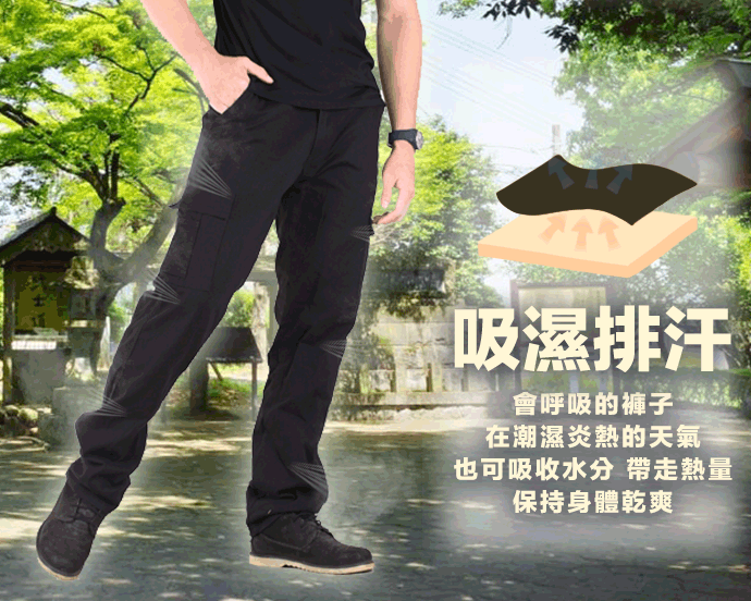 CS衣舖 美式 彈力 耐磨 大收納袋 筆袋 工作褲 三色 7429 6