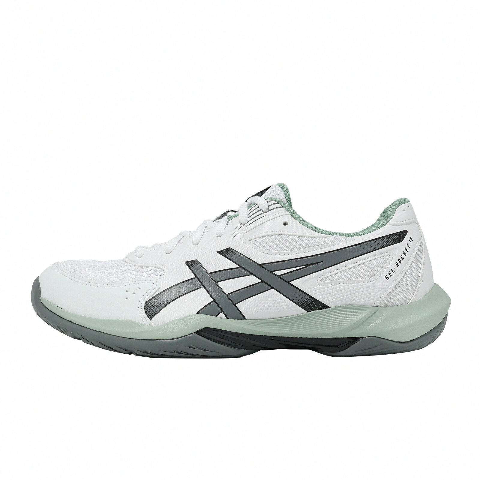 Asics 亞瑟士 排球鞋 GEL-Rocket 12 2E 寬楦 男鞋 女鞋 白 室內運動鞋 1071A115105
