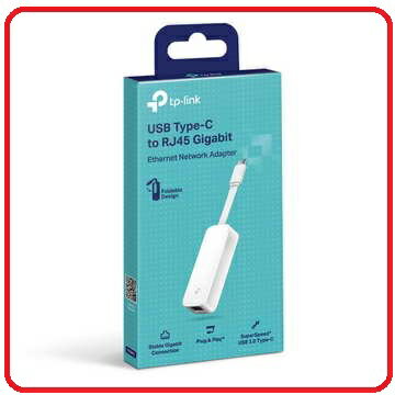 TP-LINK UE300C(UN) USB Type-C轉RJ45 Gigabit 外接網路線轉接頭網路卡