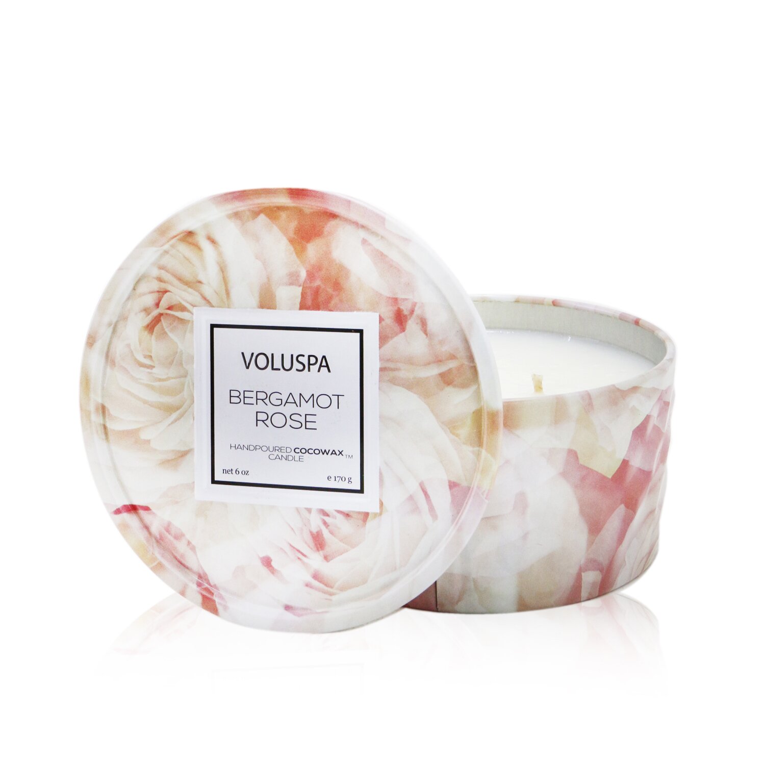Voluspa - 兩個燈芯錫芳香蠟燭 - Bergamot Rose