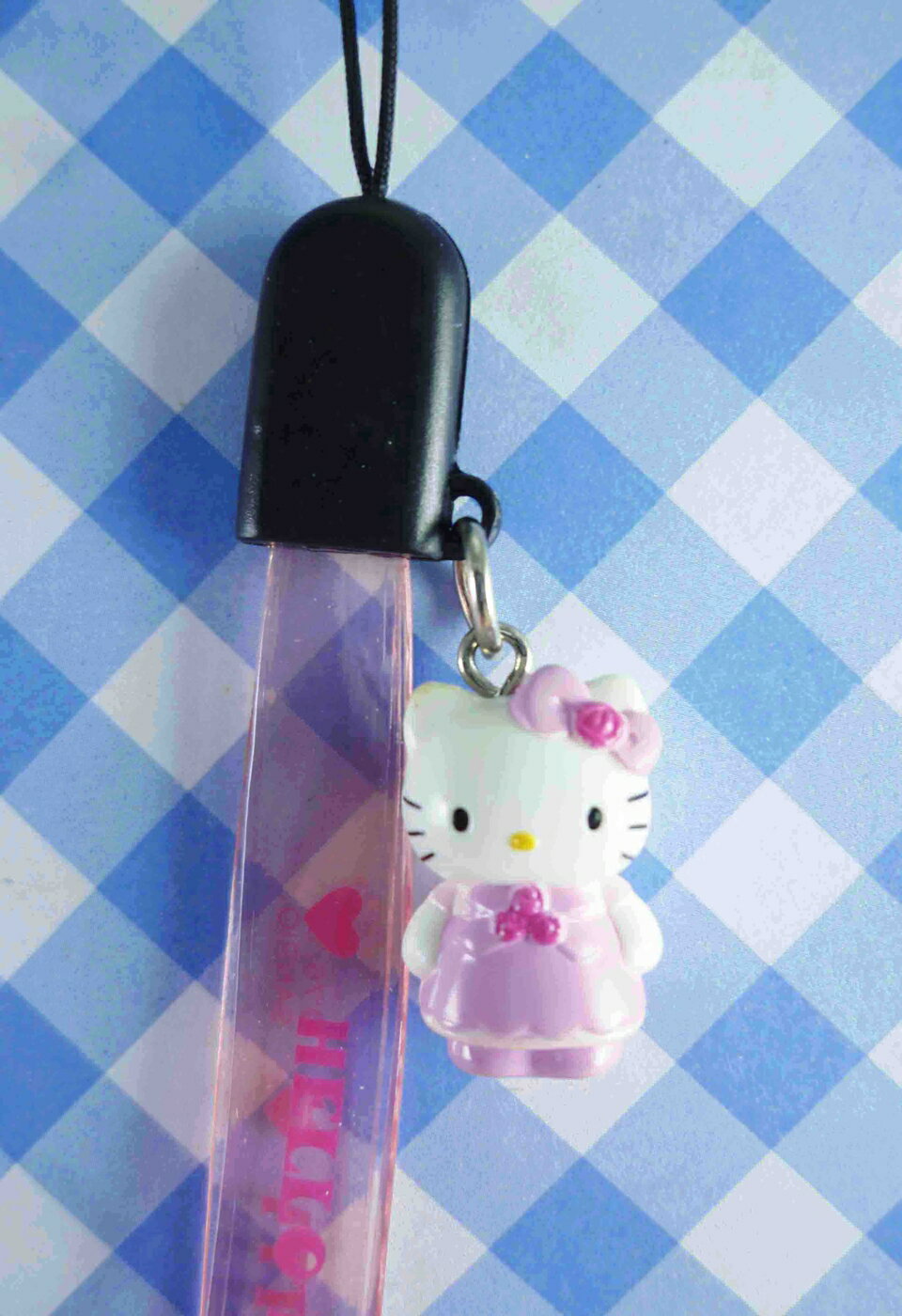 【震撼精品百貨】Hello Kitty 凱蒂貓 KITTY手機提帶-粉禮服 震撼日式精品百貨