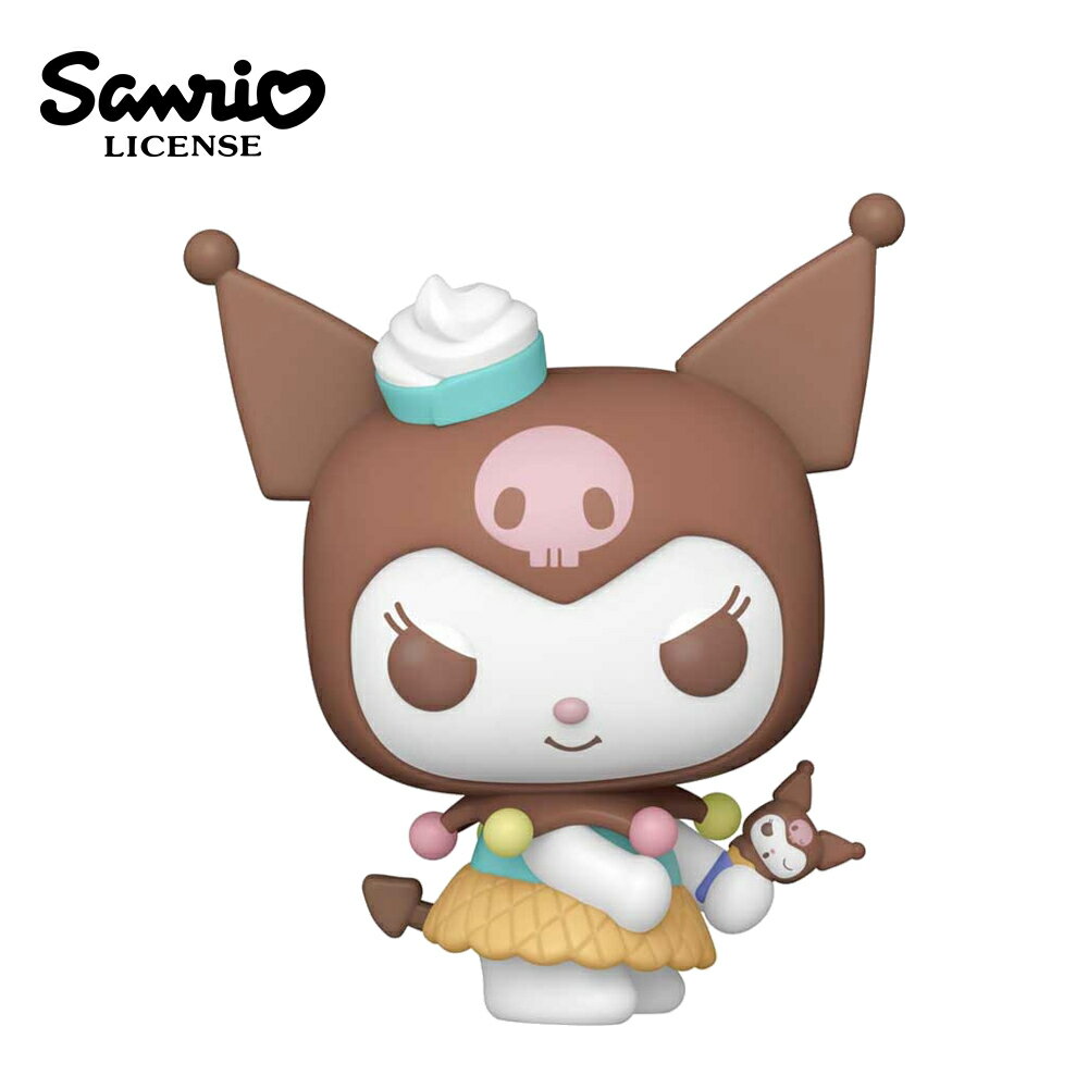 【正版授權】三麗鷗 POP系列 101 酷洛米 冰淇淋 公仔 模型 9.5cm 庫洛米 Kuromi Funko - 836951