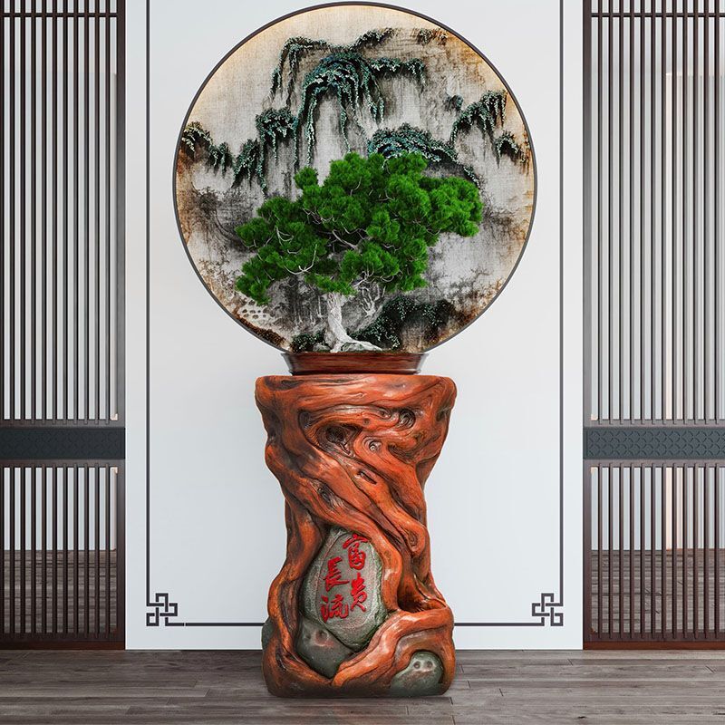 花架子客廳落地式盆栽置物架陽臺簡約中式花臺魚缸盆景植物擺放架