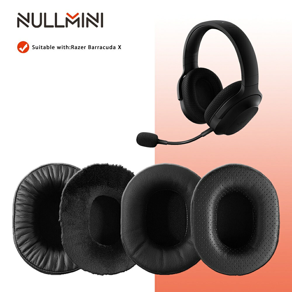 Razer Barracuda X 耳機皮套耳機耳罩的 NullMini 替換耳墊
