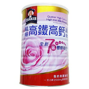 桂格 高鐵高鈣奶粉膠原蛋白配方(1.5kg/罐) [大買家]