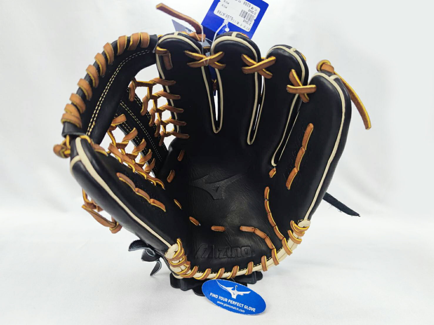 Mizuno 美津濃PRO SELECT 棒球壘球手套T字T網外野12.75吋313049
