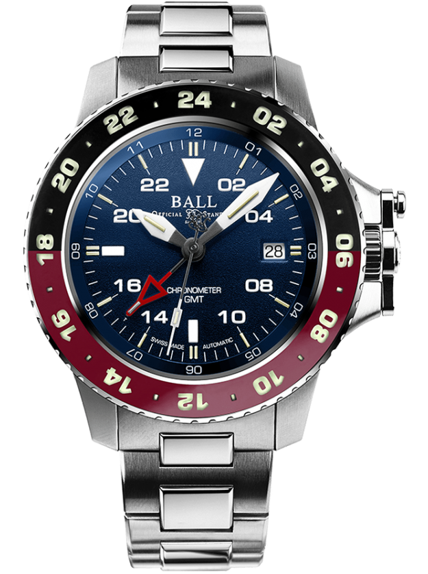 BALL 波爾錶 Engineer GMT II機械錶(DG2118C-S3C-BE)-40mm-藍面鋼帶【刷卡回饋 分期0利率】【APP下單點數13倍送】