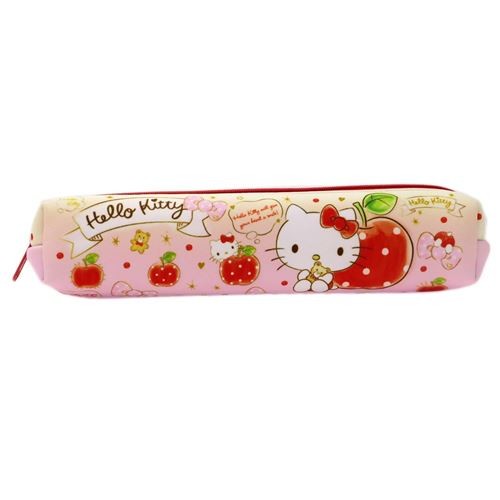 大賀屋 Hello Kitty 超薄筆袋 筆袋 文具 收納袋 KT 凱蒂貓 三麗鷗 日貨 正版 授權 J00014530