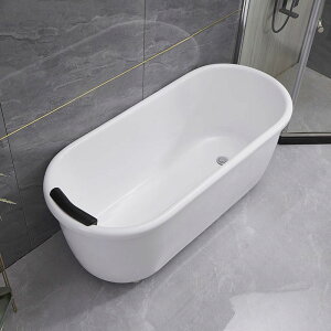 優樂悅~水療專用加深加厚耐高溫亞克力雙層保溫家用小戶型獨立式浴缸浴盆