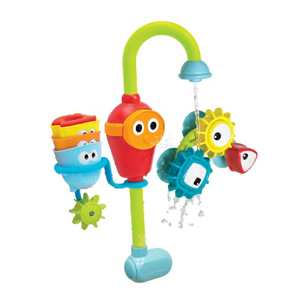 以色列 Yookidoo 戲水玩具-捉迷藏水龍頭齒輪套組/洗澡玩具