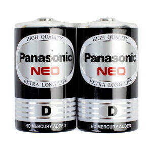 國際牌 Panasonic 1號 D 電池 碳鋅電池 黑色 2入 /組