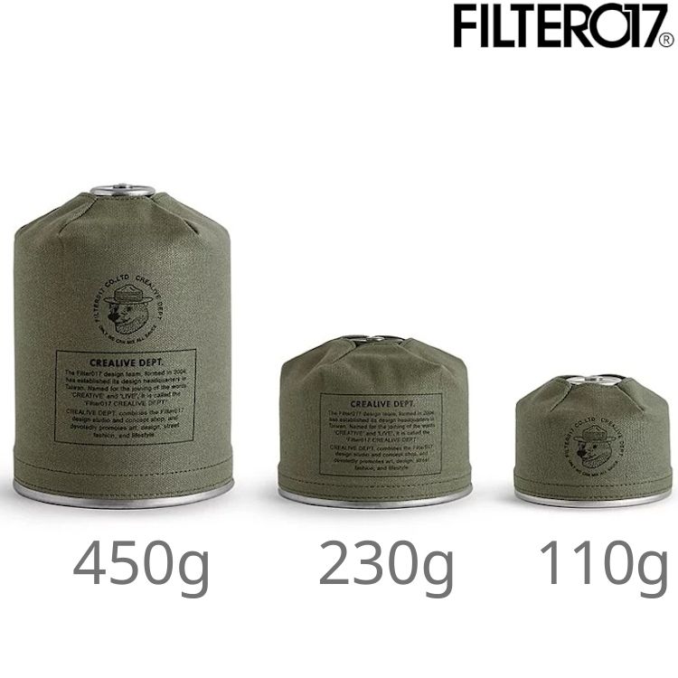 FILTER017 Gas Canister Cover 上蠟帆布瓦斯罐套 110g / 230g / 450g GD06 GD05 GD04