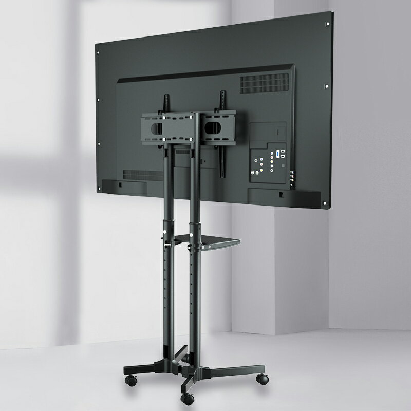 電視機架 落地支架 電視立架 電視機支架落地式可移動一體機萬能顯示器掛架推車小米海信65通用『xy13775』