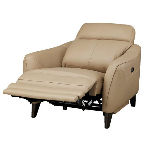 ◎1人用電動沙發 電動可躺式沙發 單人沙發 LS06 半皮 NW BE NITORI宜得利家居 0