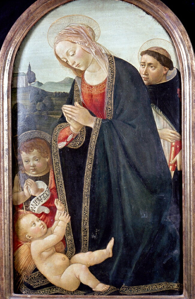 Posterazzi: The Virgin And Child NVirgin And Child With The Infant ...