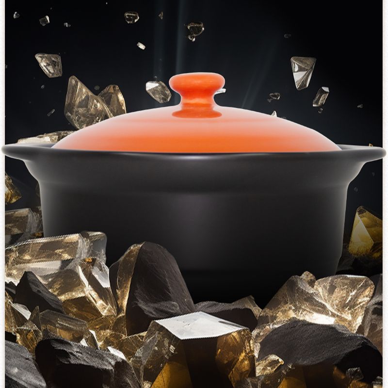 耐熱砂鍋家用耐高溫防干燒燉鍋大容量陶瓷煲湯鍋瓦罐中式經典瓷煲
