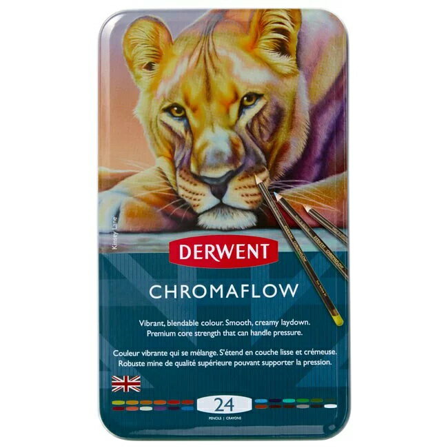 DERWENT 德爾文】 DW2305857 CHROMAFLOW 油性色鉛24色| 振新文具坊直營