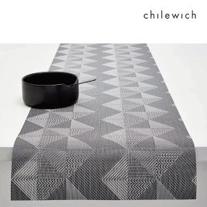 美國 Chilewich / Quailted 菱格紋系列 桌旗 沉穩灰