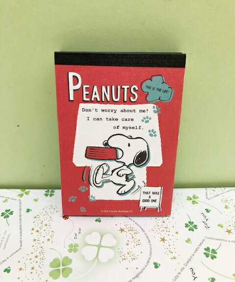 【震撼精品百貨】史奴比Peanuts Snoopy SNOOPY 便條-紅色走路#51565 震撼日式精品百貨