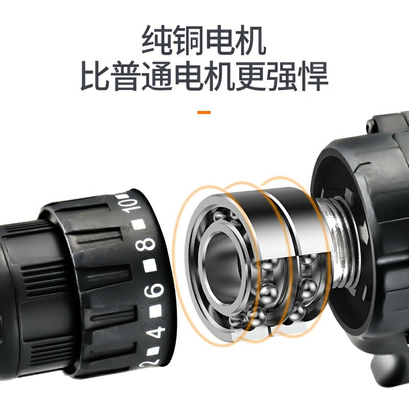 池沐多功能充電式鋰電鉆手鉆小手槍鉆12V電鉆家用電動螺絲刀電轉