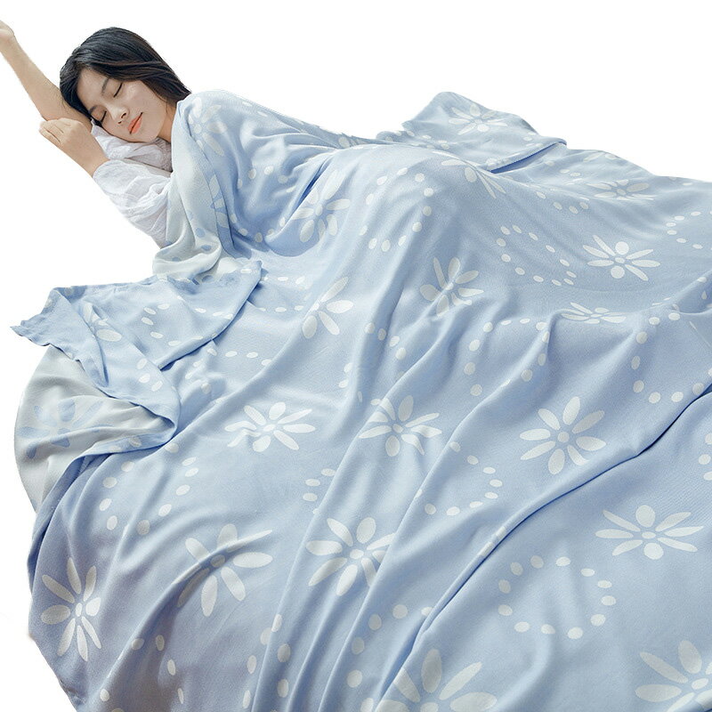 毛毛雨竹纖維毛巾被夏薄款空調毯蓋毯夏涼冷感毯子夏季冰絲寶寶