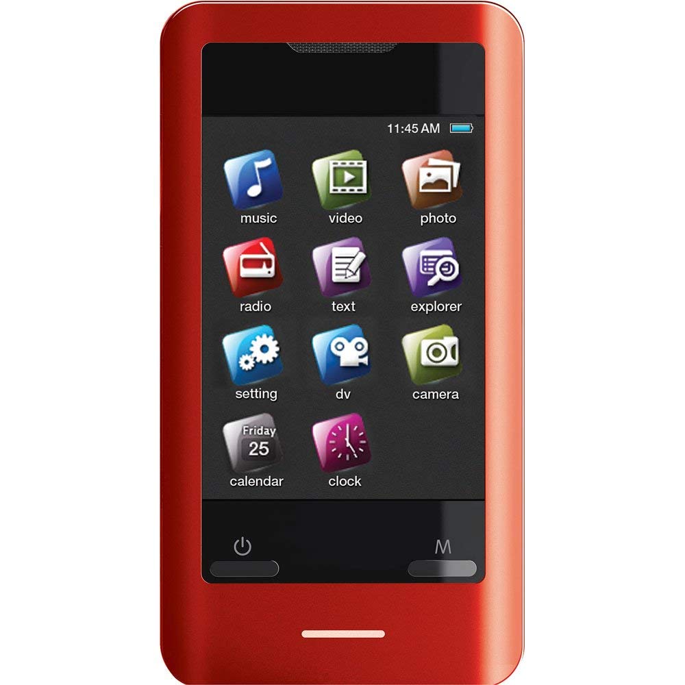 UPC 716829782880 product image for Coby MP828 8 GB Red Flash Portable Media Player - Audio Player, Photo Viewer, Vi | upcitemdb.com