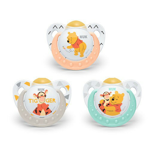 【NUK】迪士尼安睡型乳膠安撫奶嘴1入組-初生型0-6m/一般型6-18m/較大型18-36m