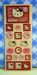 【震撼精品百貨】Hello Kitty 凱蒂貓 KITTY貼紙-紅玫瑰 震撼日式精品百貨