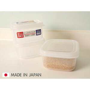 BO雜貨【SV3128】日本製 方型保鮮盒 200ml*3 便當 廚房收納 冰箱 微波爐 餐廚 K141