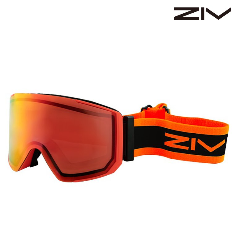 ZIV SLOPE 雪鏡/滑雪風鏡 霧橘框/灰片電黑紅多層鍍膜 S8-G006S8
