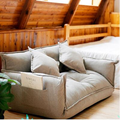 懶人沙發雙人榻榻米臥室小戶型網紅款沙發簡易可摺疊多功能沙發床 全館免運