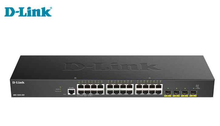 友訊 D-Link DGS-1250-28X Layer 2 Gigabit 智慧型 網管交換器