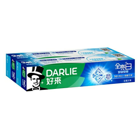 DARLIE好來全亮白牙膏-清新薄荷 140gx2入 0