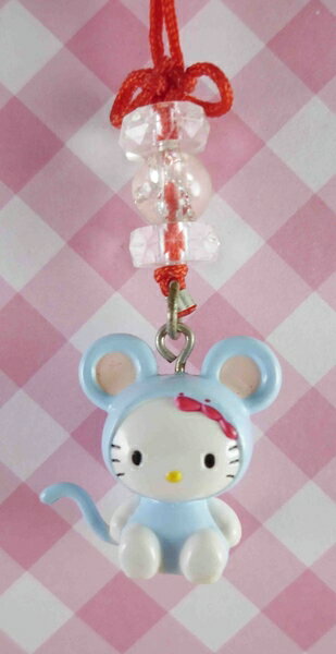 【震撼精品百貨】Hello Kitty 凱蒂貓~KITTY生肖手機吊飾-老鼠
