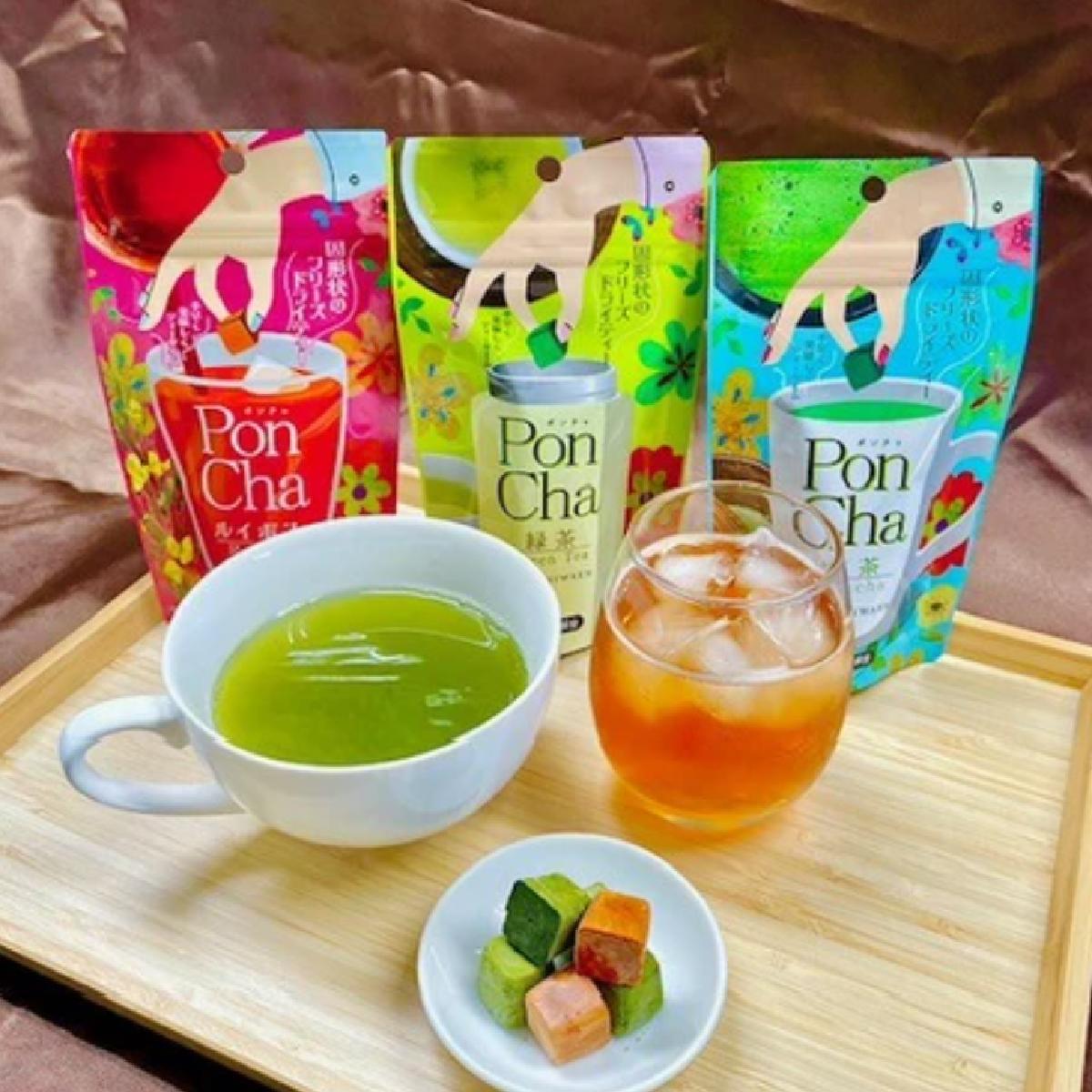 現貨  菱和園 Pon Cha 茶磚 濃縮茶塊 即溶小茶磚