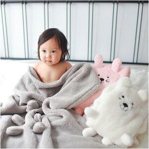 造型包巾 嬰兒包被 動物被毯 毛毯 小被單 安撫巾 70041