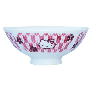 大賀屋 HelloKitty 茶碗 碗 陶瓷 茜櫻 餐具 三麗鷗 KT 凱蒂貓 日貨 正版 授權 T00110153