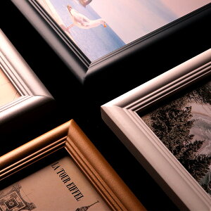 添色彩繪 歐式美式實木掛墻相框5寸 7寸 10寸影樓相片框照片框