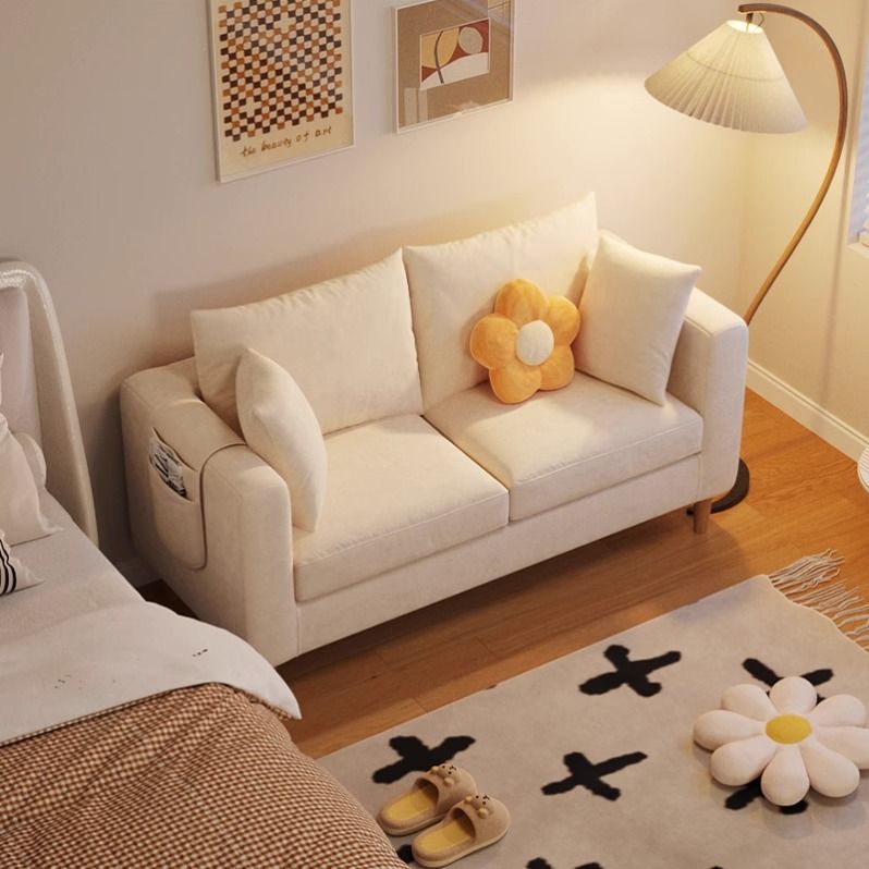 楓林宜居 懶人沙發簡約現代小戶型家用客廳公寓出租房雙人三人位可拆洗沙發